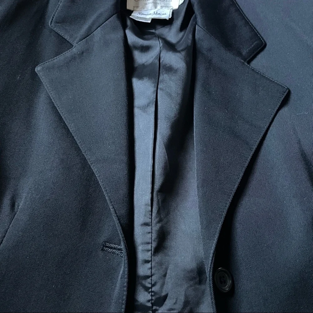 CHRISTIAN DIOR Black Blazer - 100% Wool